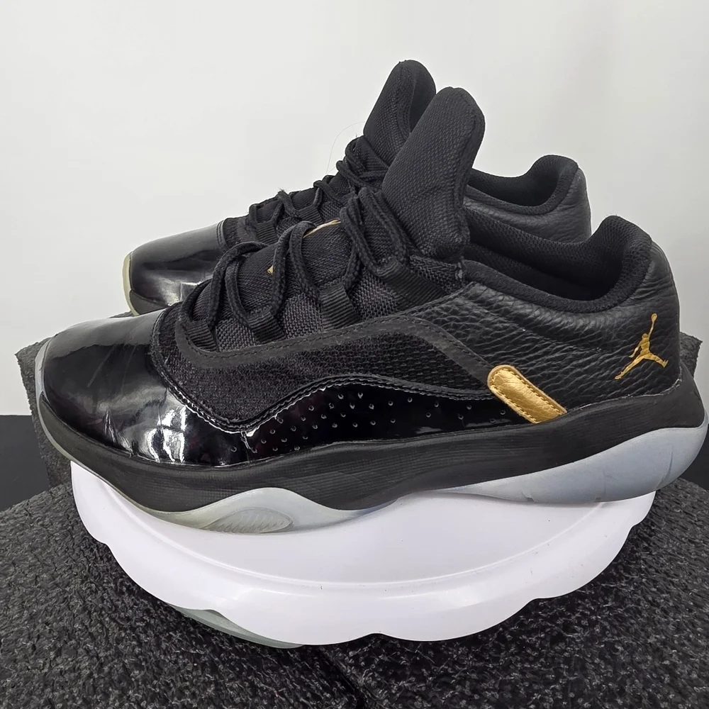 Nike Air Jordan 11 CMFT Low DMP Black Metallic Gold DO0613-007 Men's 7.5 Shoes